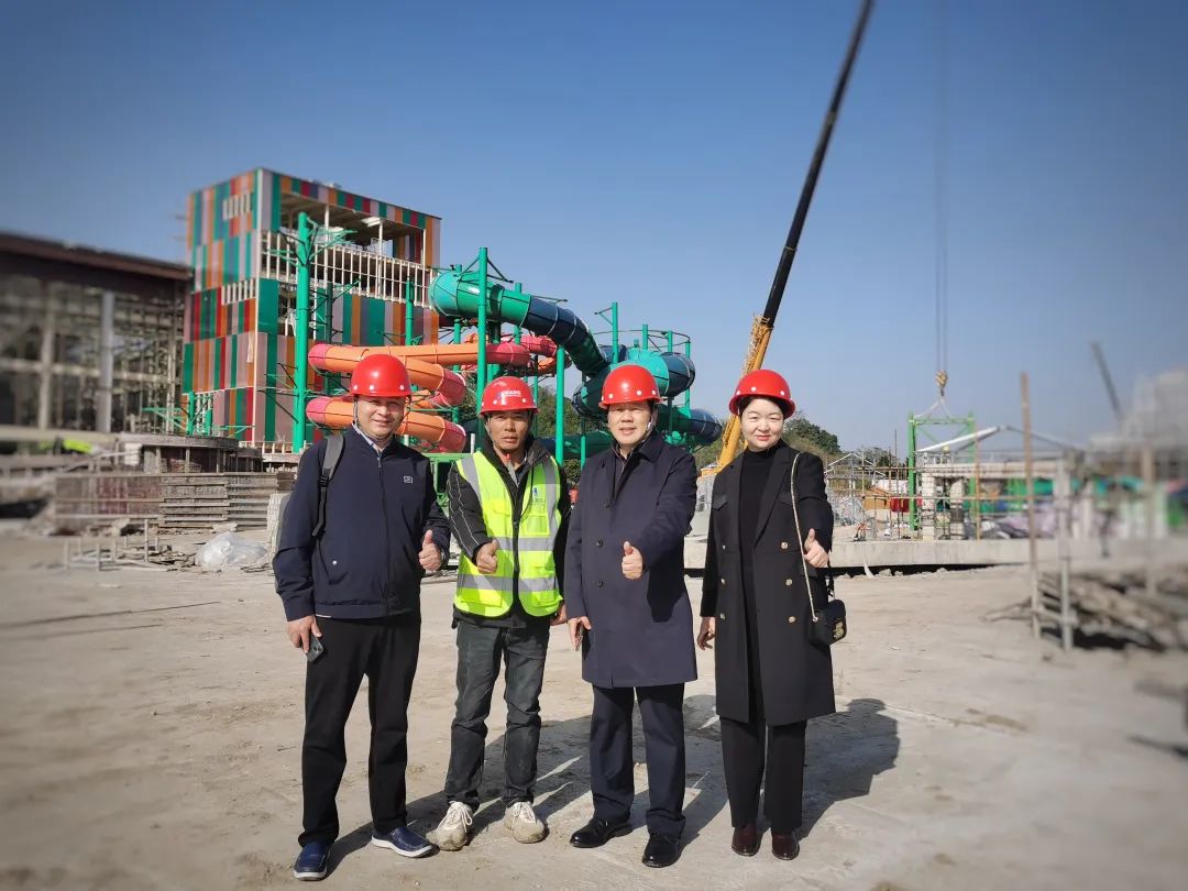 快讯 | 世俱杯游乐董事长一行视察南北湖开元森泊水乐园项目进展情况